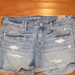 American Eagle Midi Denim Short Size 10